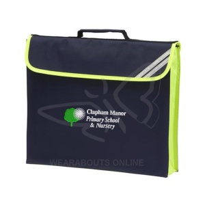 CLAPHAM MANOR HI VIS BOOK BAG, Clapham Manor Primary School