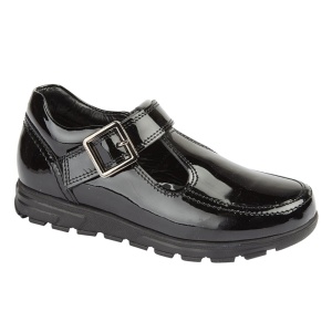 T BUCKLE VELCRO PATENT, Girls Shoes